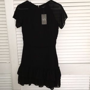 Armani Exchange black dress. Brand new!
